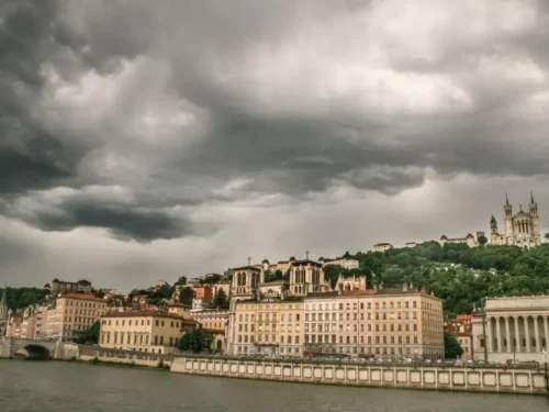 Lyon quand il pleut